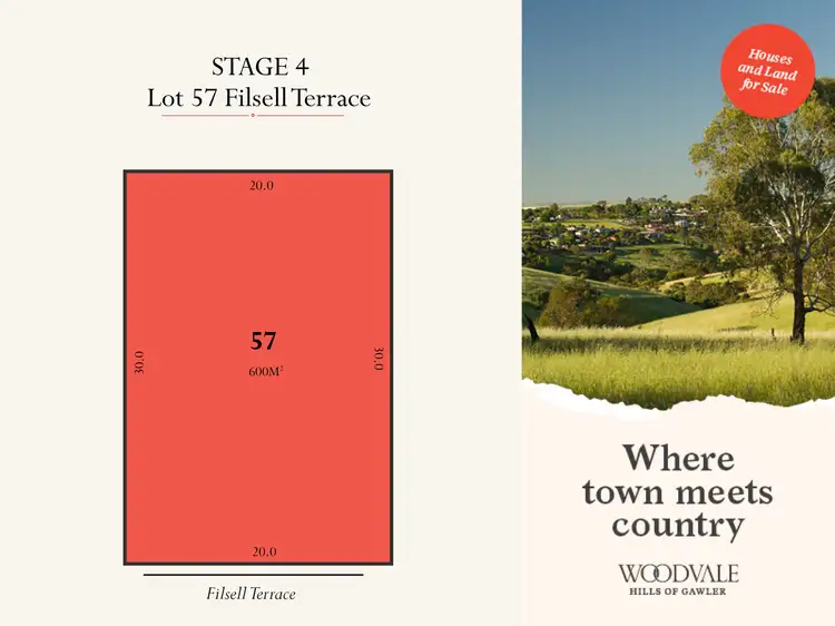 Lot 57 Filsell Terrace, Gawler South SA 5118