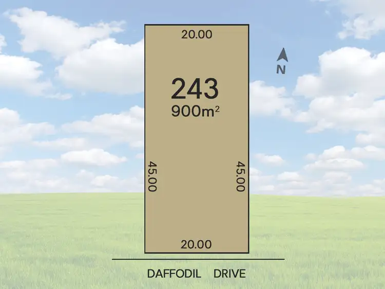 Main view of Homely land listing, Lot 243 Daffodil Drive, Two Wells SA 5501