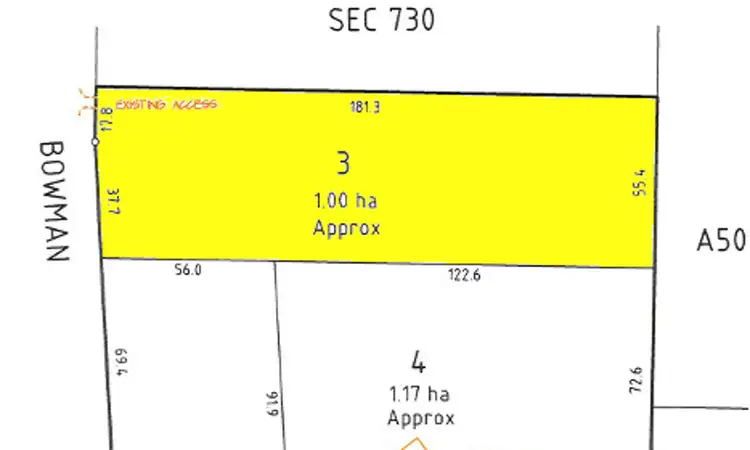 Main view of Homely land listing, Lot 3 Bowman Road, Wallaroo SA 5556