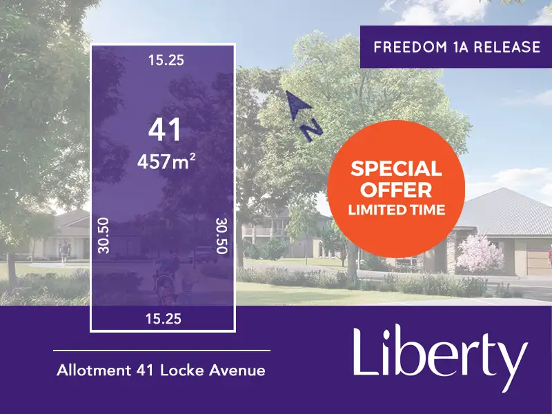 Main view of Homely land listing, Lot 41 Locke Avenue, Two Wells SA 5501