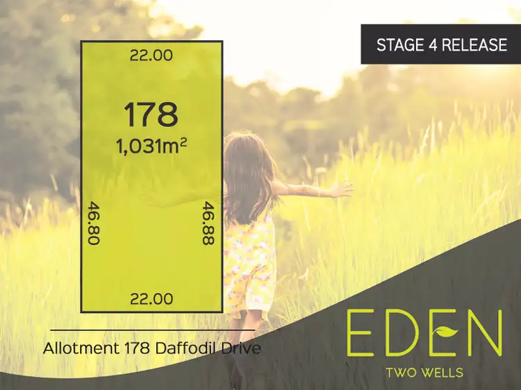 Main view of Homely land listing, Lot 178 Daffodil Drive, Two Wells SA 5501