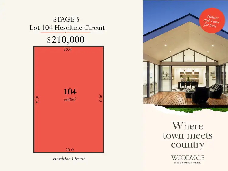 Main view of Homely land listing, Lot 104 Heseltine Circuit, Gawler South SA 5118