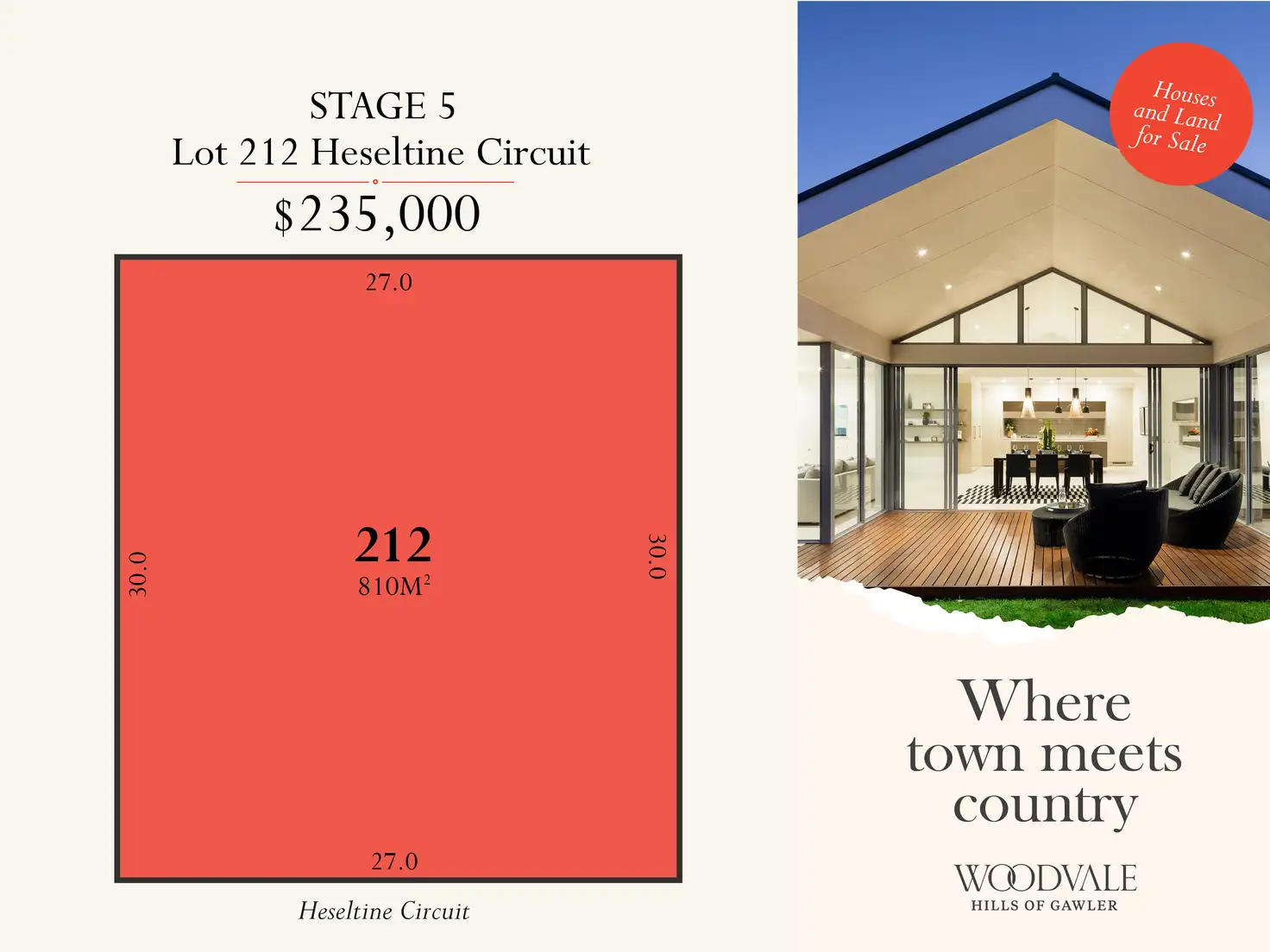 Main view of Homely land listing, Lot 212 Heseltine Circuit, Gawler South SA 5118
