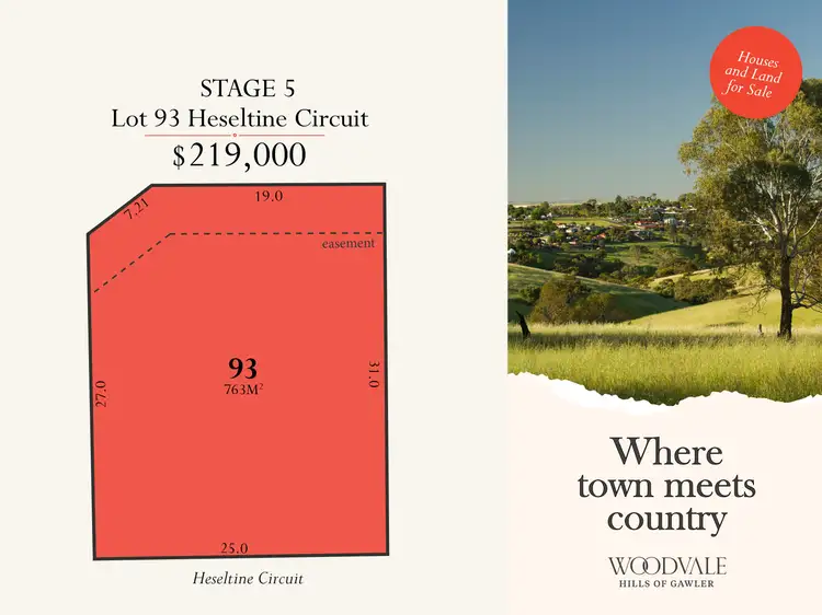 Main view of Homely land listing, Lot 93 Heseltine Circuit, Gawler South SA 5118
