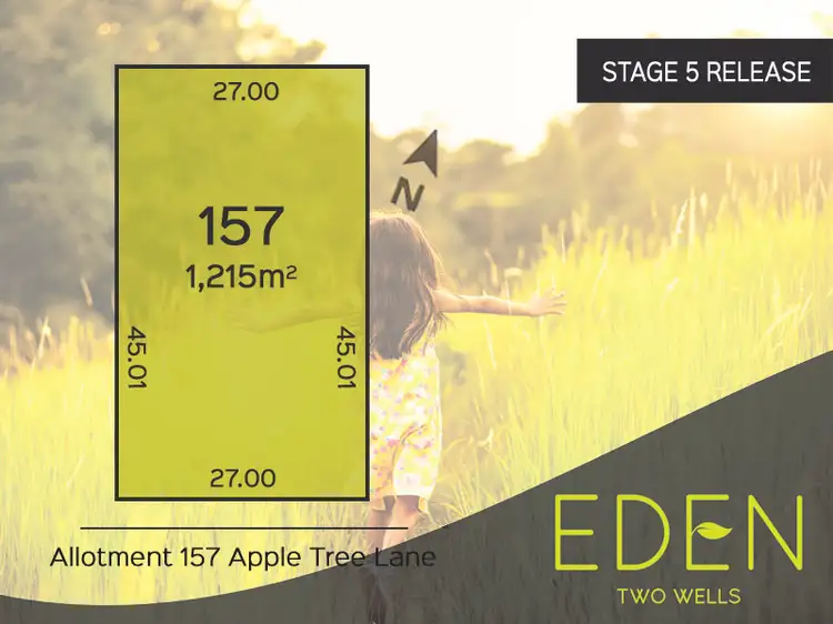 Main view of Homely land listing, Lot 157 Apple Tree Lane, Two Wells SA 5501