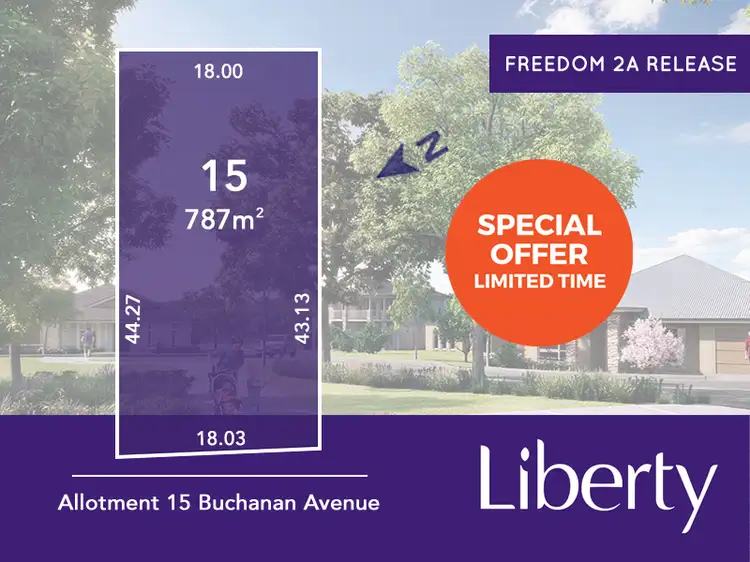 Main view of Homely land listing, Lot 15 Buchanan Avenue, Two Wells SA 5501