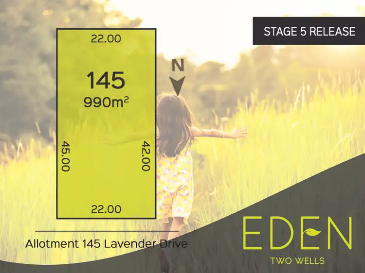 Main view of Homely land listing, Lot 145 Lavender Drive, Two Wells SA 5501