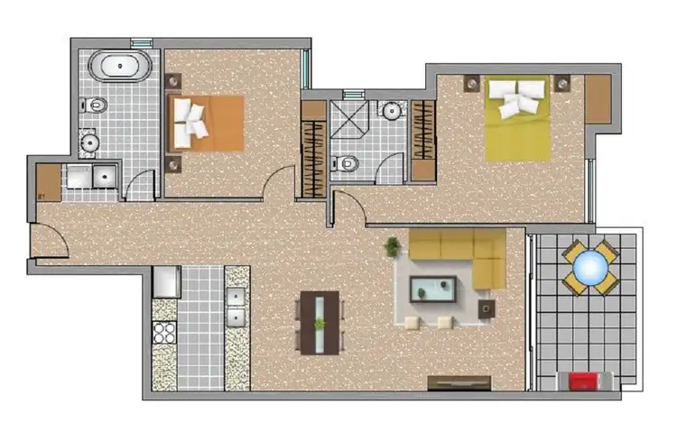 Second view of Homely apartment listing, 44/3-17 Queen Street, Campbelltown NSW 2560