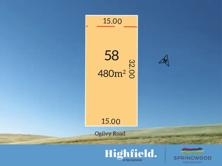 Main view of Homely land listing, Lot 58 Ogilvy Road, Gawler East SA 5118