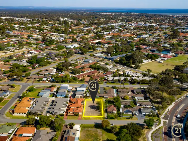 Third view of Homely land listing, 21 Hall Street, Mandurah WA 6210