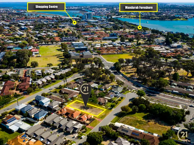 Fifth view of Homely land listing, 21 Hall Street, Mandurah WA 6210