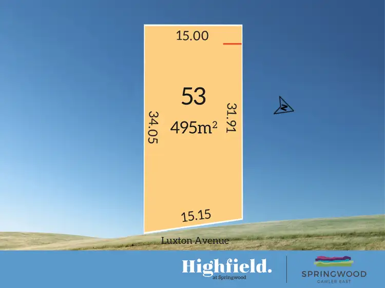 Main view of Homely land listing, Lot 53 Luxton Avenue, Gawler East SA 5118