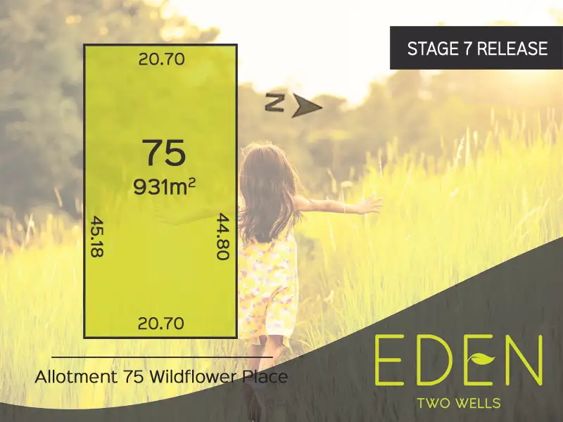 Main view of Homely land listing, Lot 75 Wildflower Place, Two Wells SA 5501