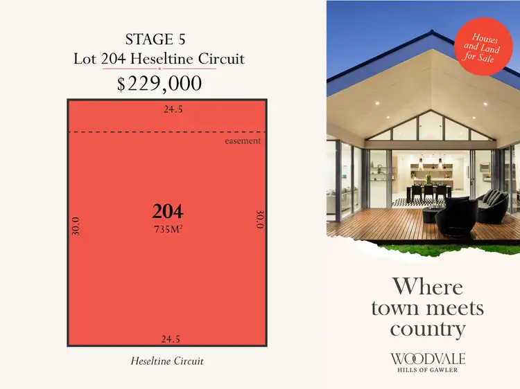 Main view of Homely land listing, Lot 204 Heseltine Circuit, Gawler South SA 5118