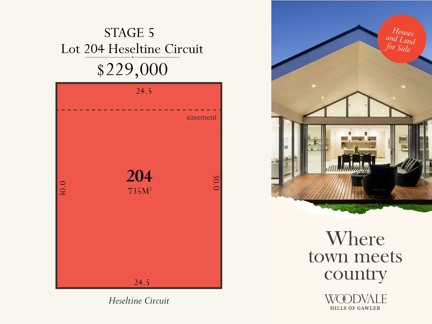 Main view of Homely land listing, Lot 204 Heseltine Circuit, Gawler South SA 5118
