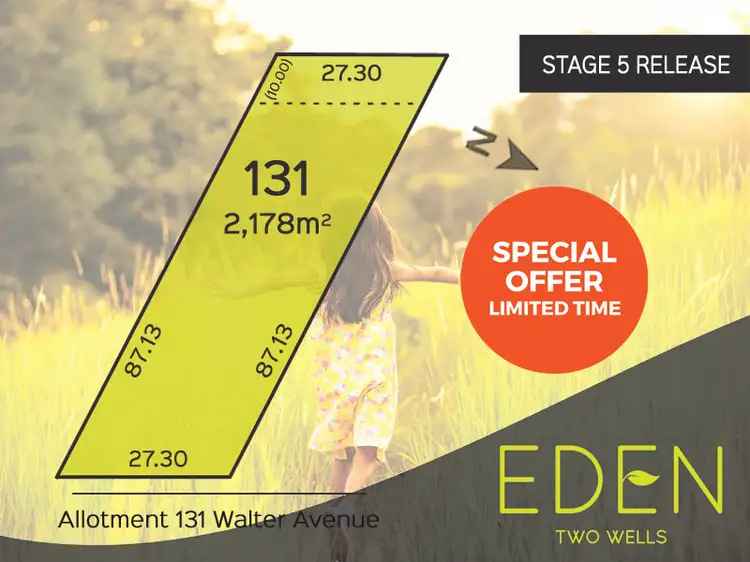 Main view of Homely land listing, Lot 131 Walter Avenue, Two Wells SA 5501