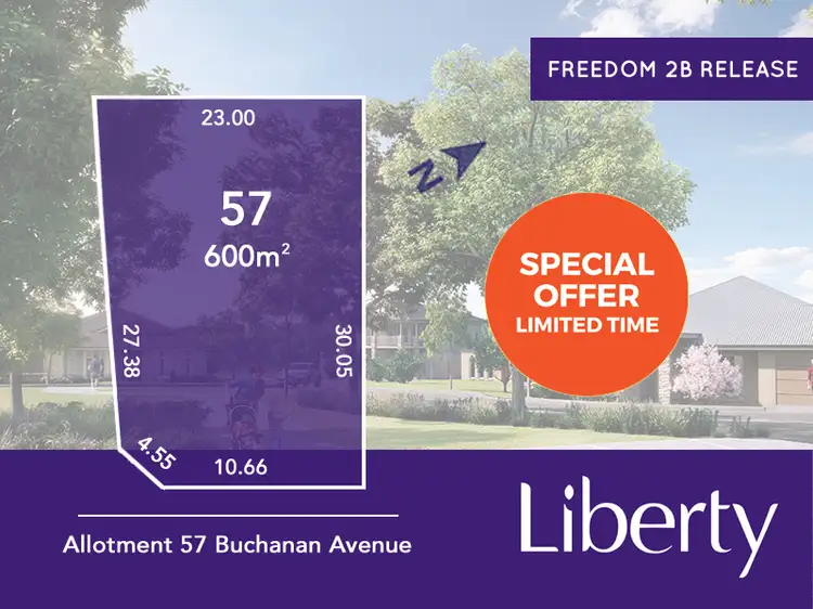 Main view of Homely land listing, Lot 57 Buchanan Avenue, Two Wells SA 5501