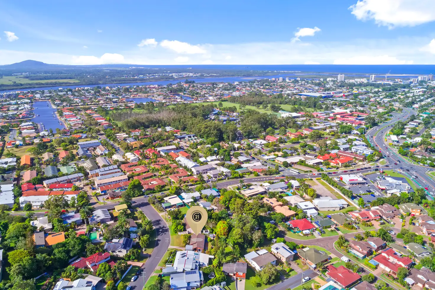 Main view of Homely house listing, 7 Hilltop Crescent, Maroochydore QLD 4558
