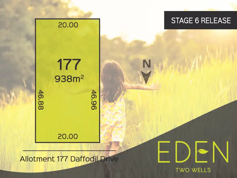 Main view of Homely land listing, Lot 177 Daffodil Drive, Two Wells SA 5501