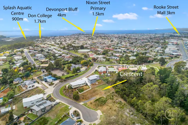 Sixth view of Homely land listing, 3 Tomarah Crescent, Devonport TAS 7310
