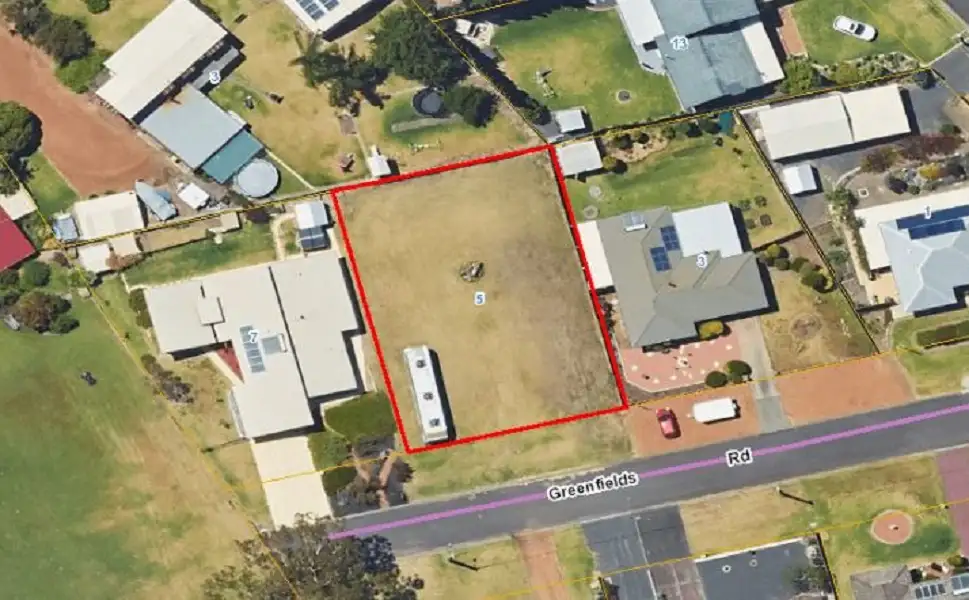 Main view of Homely land listing, 5 Greenfields Road, Harvey WA 6220