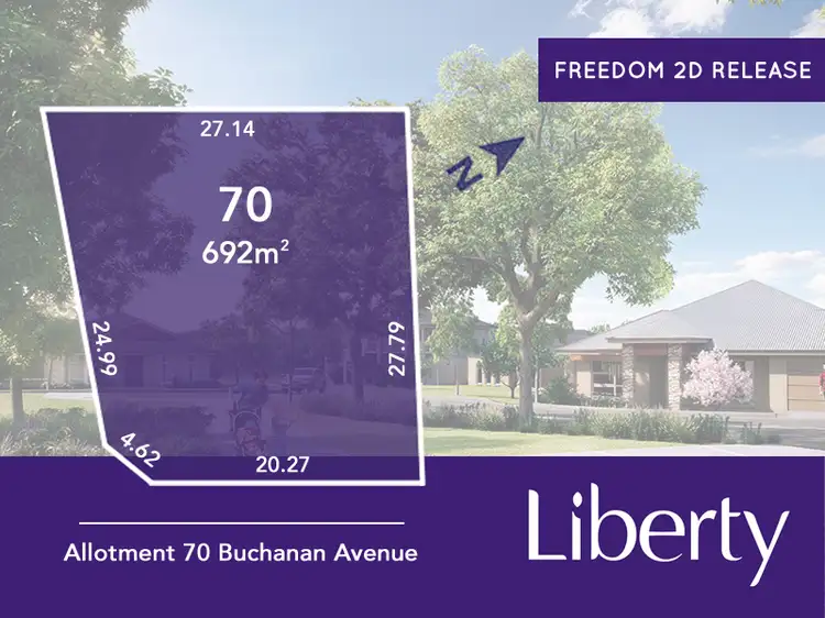 Main view of Homely land listing, Lot 70 Buchanan Avenue, Two Wells SA 5501