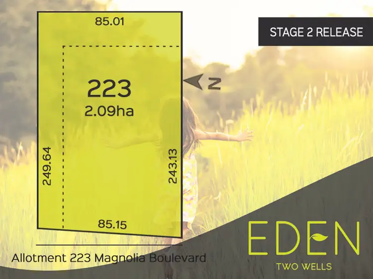 Main view of Homely land listing, Lot 223 Magnolia Boulevard, Two Wells SA 5501
