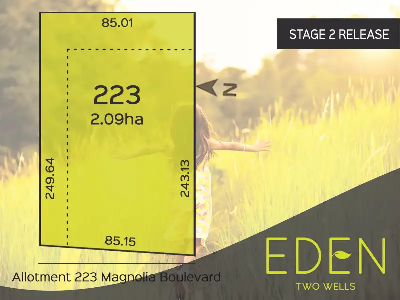 Main view of Homely land listing, Lot 223 Magnolia Boulevard, Two Wells SA 5501