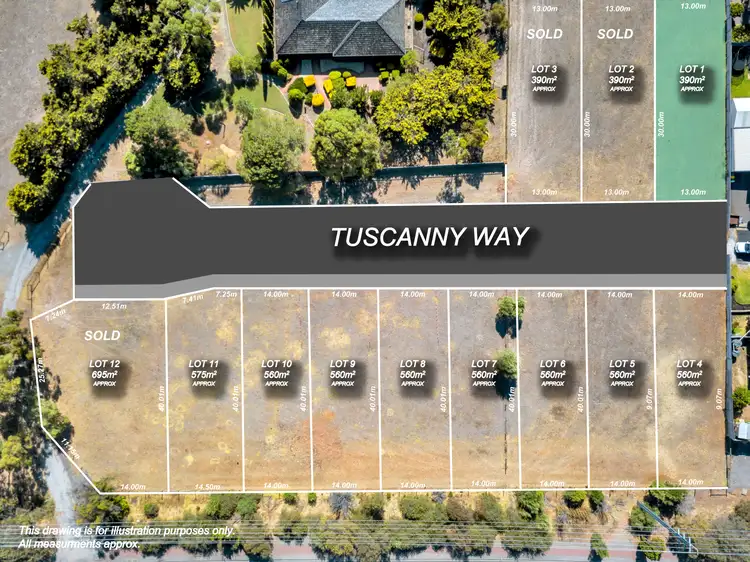 Main view of Homely land listing, Lot 1 Tuscanny Way, Woodcroft SA 5162