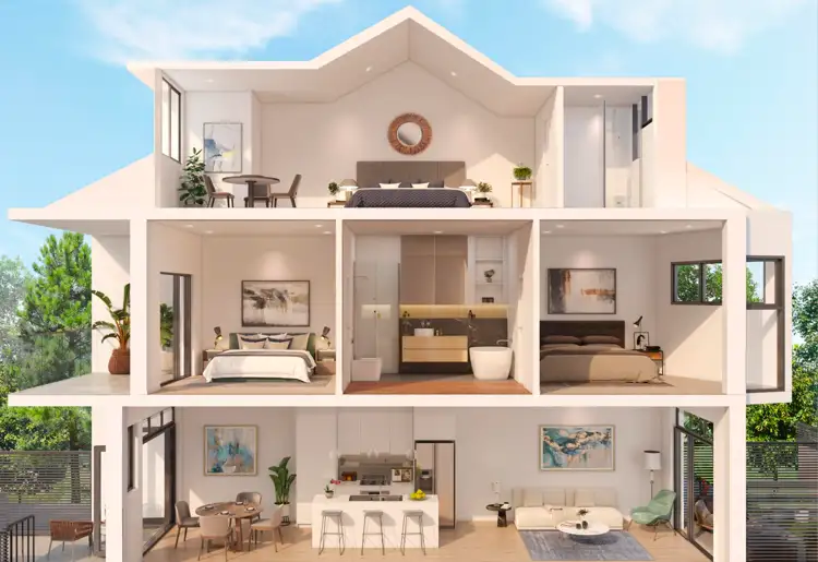 Second view of Homely townhouse listing, 24-26 Citrus Avenue, Hornsby NSW 2077