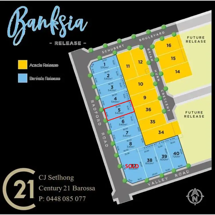 Lot 5 Radford Road, Angaston SA 5353