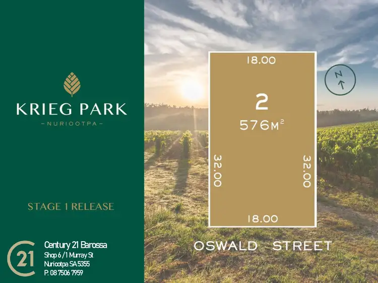 Lot 2 Oswald St, Nuriootpa SA 5355
