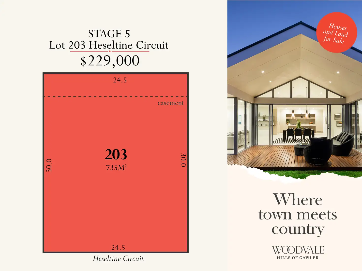 Main view of Homely land listing, Lot 203 Heseltine Circuit, Gawler South SA 5118