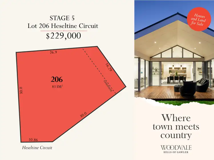 Lot 206 Heseltine Circuit, Gawler South SA 5118