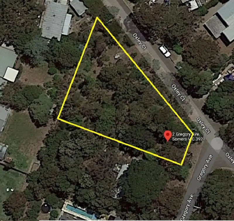 Main view of Homely land listing, 2 Gregory Avenue, Somers VIC 3927