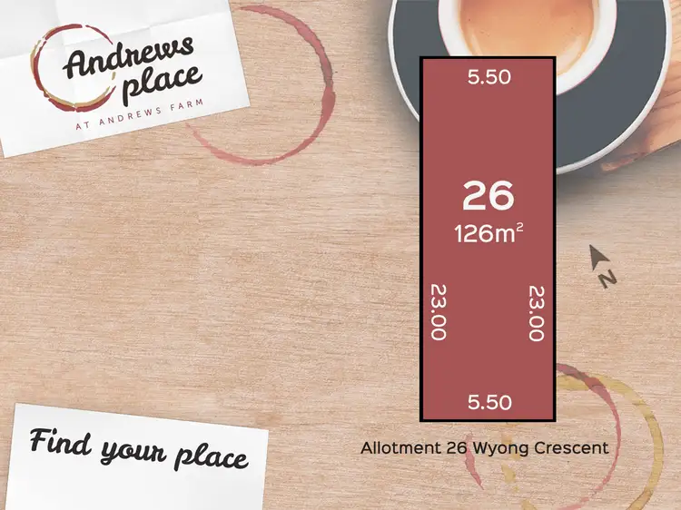 Lot 26 Wyong Crescent, Andrews Farm SA 5114