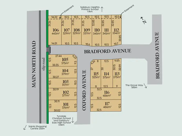 Second view of Homely land listing, Lot 110 Bradford Avenue, Salisbury Heights SA 5109