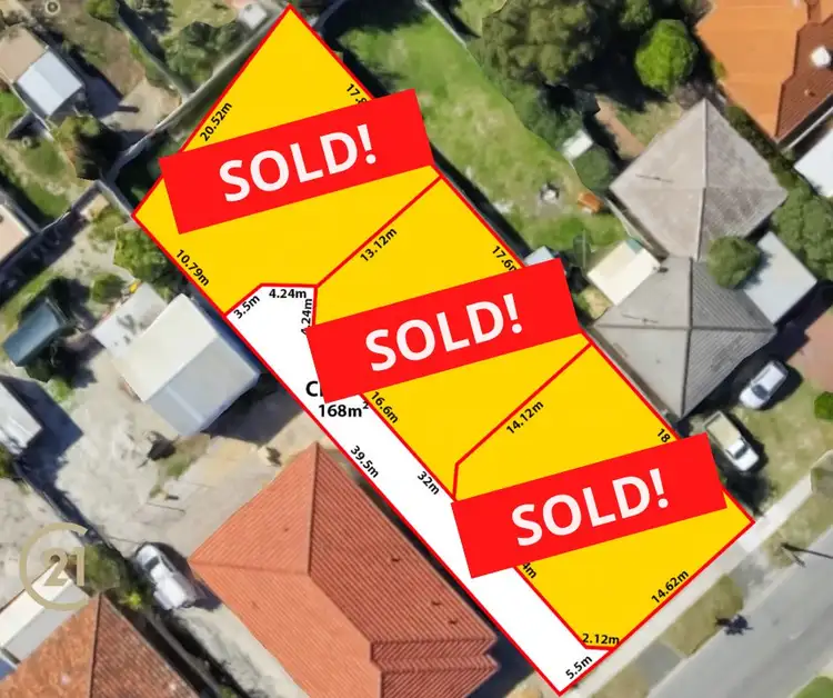Main view of Homely land listing, 158 Bishopsgate Street, Carlisle WA 6101