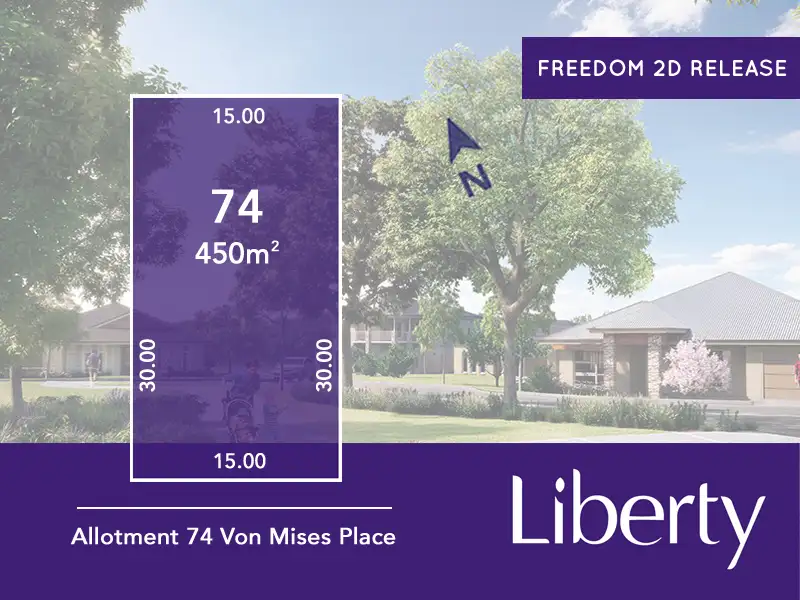 Main view of Homely land listing, Lot 74 Von Mises Place, Two Wells SA 5501