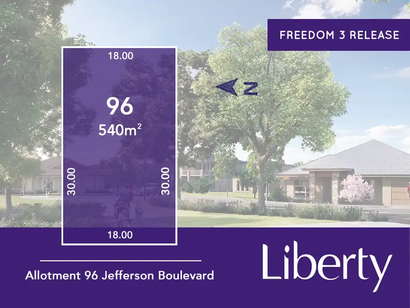 Main view of Homely land listing, Lot 96 Jefferson Boulevard, Two Wells SA 5501