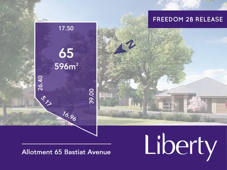 Main view of Homely land listing, Lot 65 Bastiat Avenue, Two Wells SA 5501