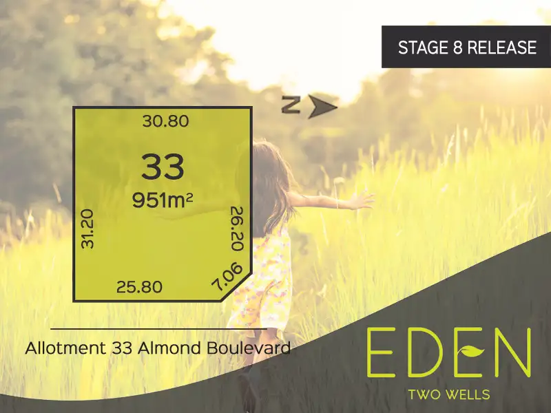 Main view of Homely land listing, Lot 33 Almond Boulevard, Two Wells SA 5501