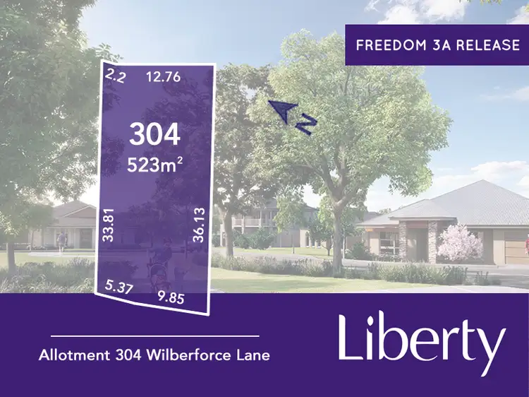 Main view of Homely land listing, Lot 304 Wilberforce Lane, Two Wells SA 5501