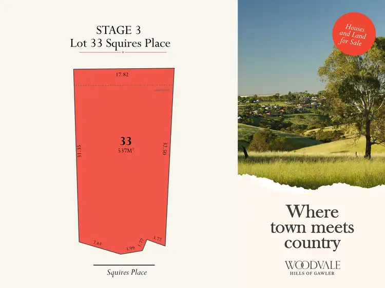 Lot 33 Squires Place, Gawler South SA 5118