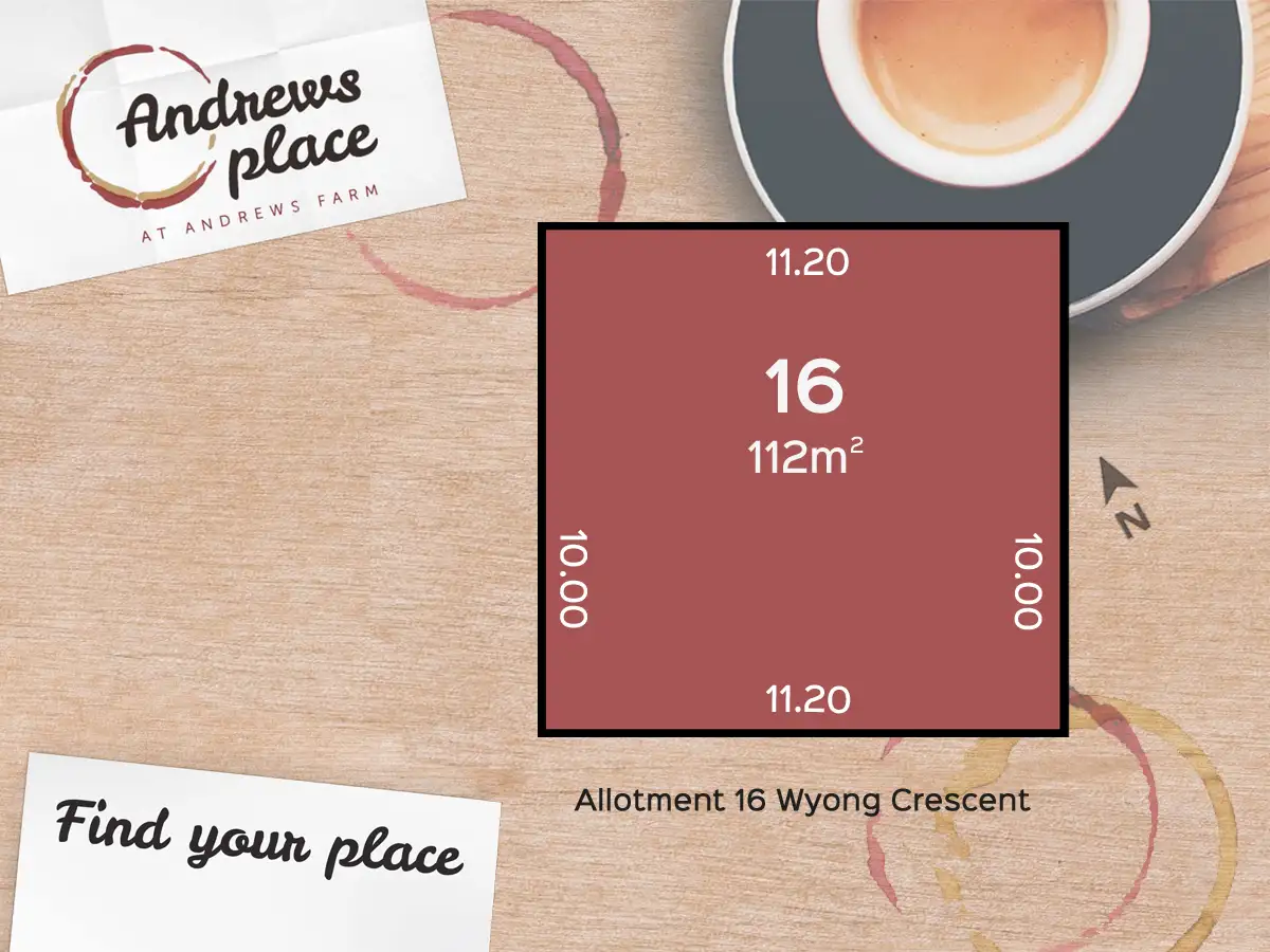 Main view of Homely land listing, Lot 16 Wyong Crescent, Andrews Farm SA 5114