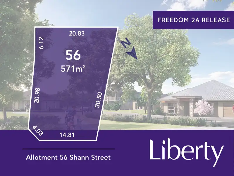 Main view of Homely land listing, Lot 56 Shann Street, Two Wells SA 5501