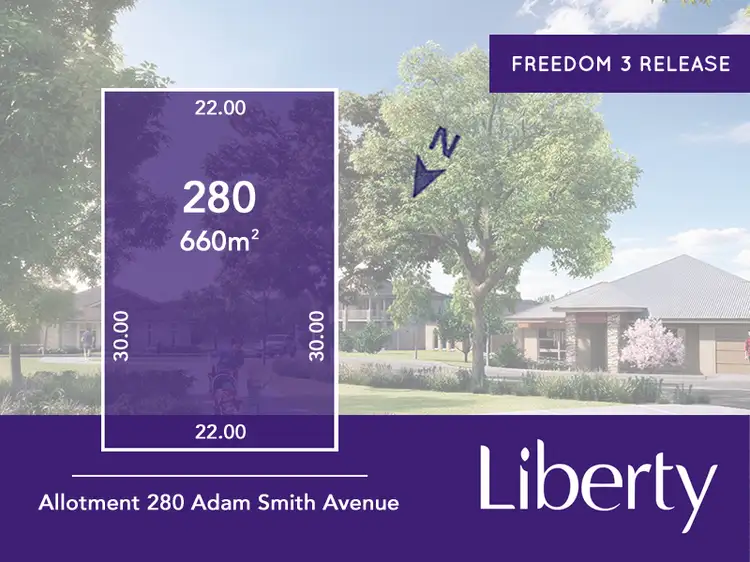 Main view of Homely land listing, Lot 280 Adam Smith Drive, Two Wells SA 5501