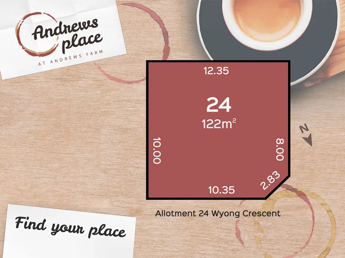 Main view of Homely land listing, Lot 24 Wyong Crescent, Andrews Farm SA 5114