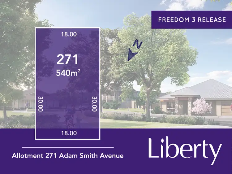 Main view of Homely land listing, Lot 271 Adam Smith Drive, Two Wells SA 5501