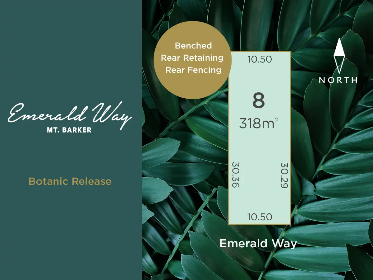 Main view of Homely land listing, Lot 8 Emerald Way, Mount Barker SA 5251